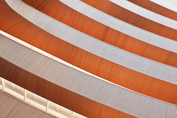 Abstract modern interior architecture