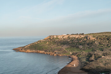 Ramla beach on Gozo. 