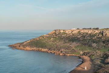 Ramla beach on Gozo. 