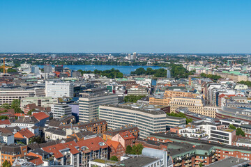 Fototapeta na wymiar views of the city of Hamburg, Germany