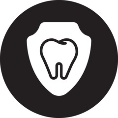 tooth glyph icon