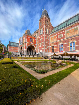 Rijksmuseum or the Dutch National Museum in Amsterdam, NL