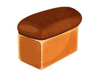 Bread isolated illustration