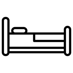 hospital bed icon