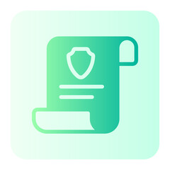 insurance gradient icon