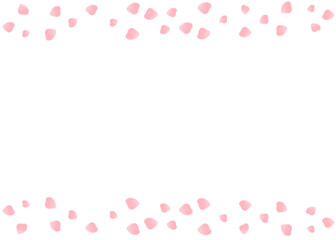 シンプルな桜のフレーム