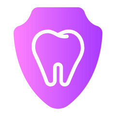 tooth gradient icon