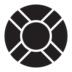 lifesaver glyph icon