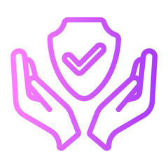 shield gradient icon