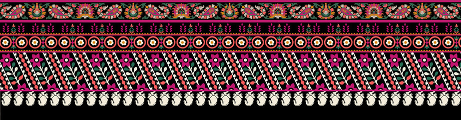 Abstract ethnic geometric print pattern design repeating