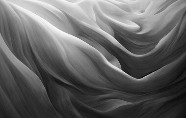 Black and white background texture, different shades of grey, white and dark black , luxury and flowing abstract design

