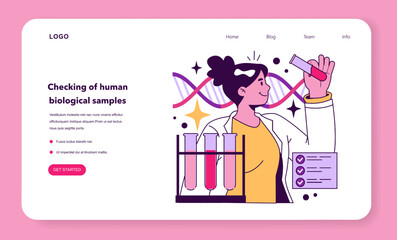 Obraz premium In vitro fertilization benefit web banner or landing page. Infertility