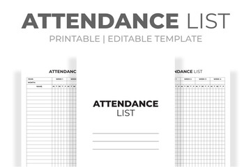 Attendance List
