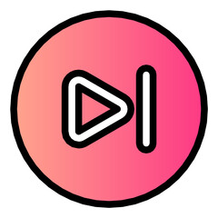 forward gradient icon