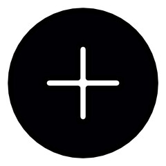 plus sign glyph icon