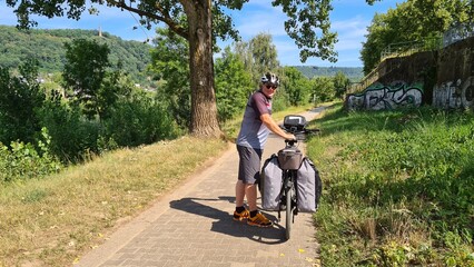 Die Mosel mit dem Rad