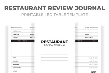 Restaurant Review Journal