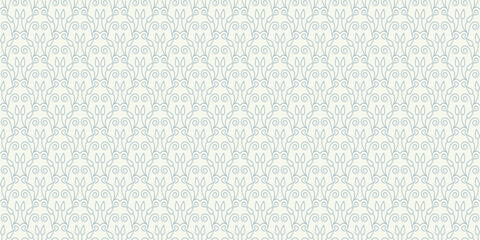 Fototapeta premium Seamless pattern with floral ornament for textile design, fabric, fashion, wallpaper, background. vector image