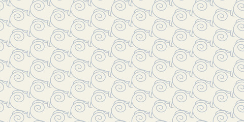 Seamless pattern with circles on white for textile design, fabric, fashion, wallpaper, background. vector image