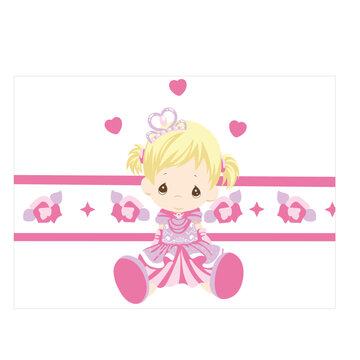 Ute Baby Girls Design Vector Art