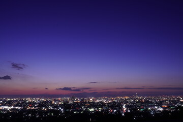大阪平野夜景