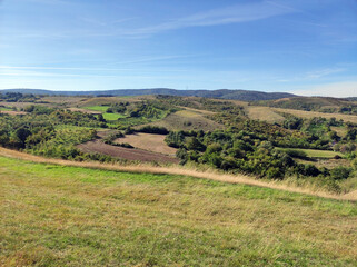 autumn landscape on Fruska Gora National Park