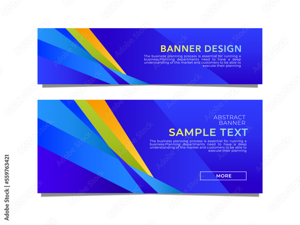 Poster abstract banner background or header stock vector template