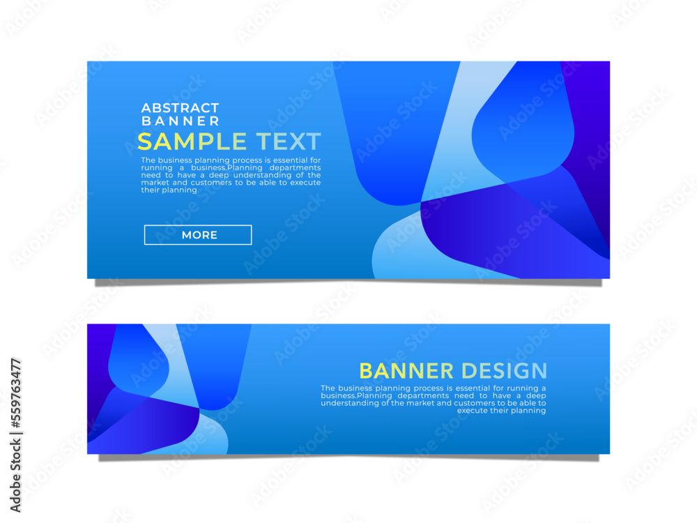 Poster abstract banner background or header stock vector template