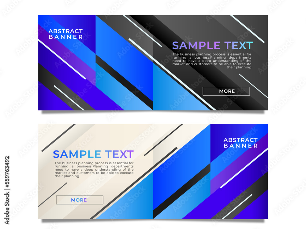 Poster abstract banner background or header stock vector template