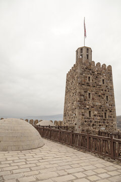  View of the famous Rabat or Rabati castle in Akhaltsikhe, Georgia