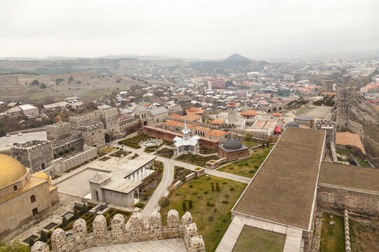  View of the famous Rabat or Rabati castle in Akhaltsikhe, Georgia