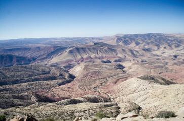 Nice views, great nature, and beauty landscape, large valleys between rivers, wild forest, background beautiful place and magic nature, from -high Atlas- Mountains in morocco.