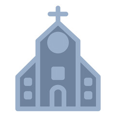 Church Flat Icon