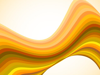 Abstract colorful wave of lines, multicolored waves background