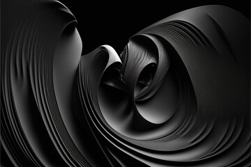 abstract black background, closeup texture of black color ,Made by AI,Artificial intelligence
