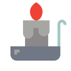 Candle Flat Icon