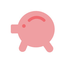 Piggy Flat Icon