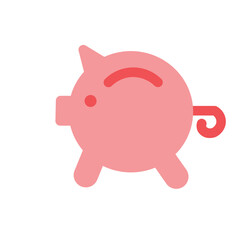 Piggy Flat Icon