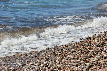 beautiful stone beach