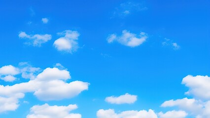 Fototapeta na wymiar White cloud on blue sky.