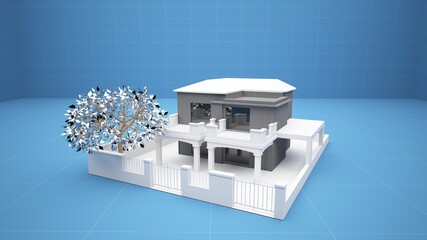B&acirc;timent 3D Maquette