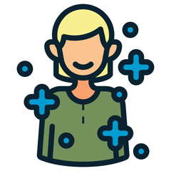 healing man illustration