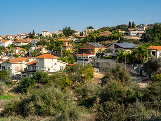 View of the city of Migdal Ha Emek in northern Israel