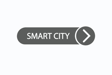 smart city button vectors.sign label speech bubble smart city
