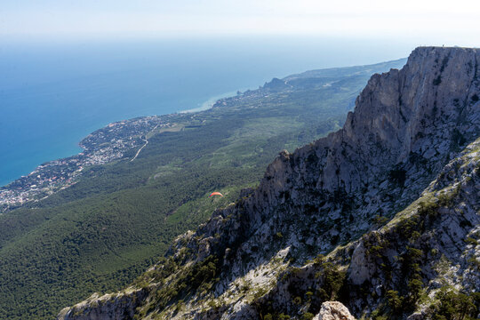 view from the top of mountain