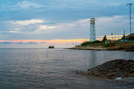 lighthouse on the coast