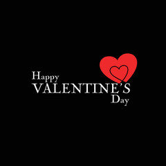 Creative Professional Trendy and Minimal Valentine's Day Logo Design, Love Heart in Editable Vector Format