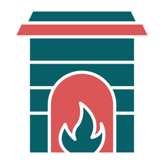 Fireplace Icon Style