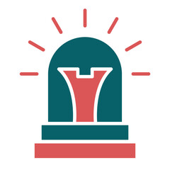 Obraz premium Siren Icon Style