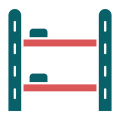 Bunk Bed Icon Style